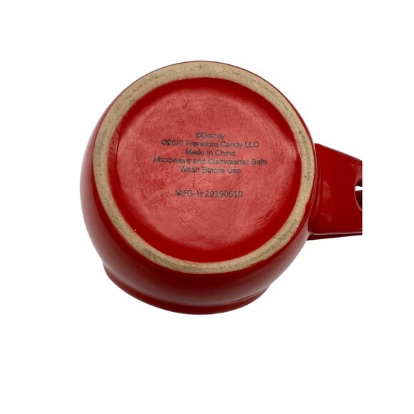 Disney Mickey & Minnie Christmas Mug 2019 Red Hot Cocoa Cup 4.5" Holiday - Picture 6 of 6